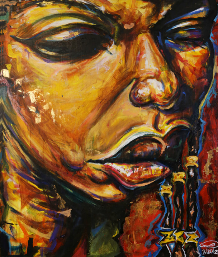 "Nina Simone" :Somber Hues by Lorenzo Pickett